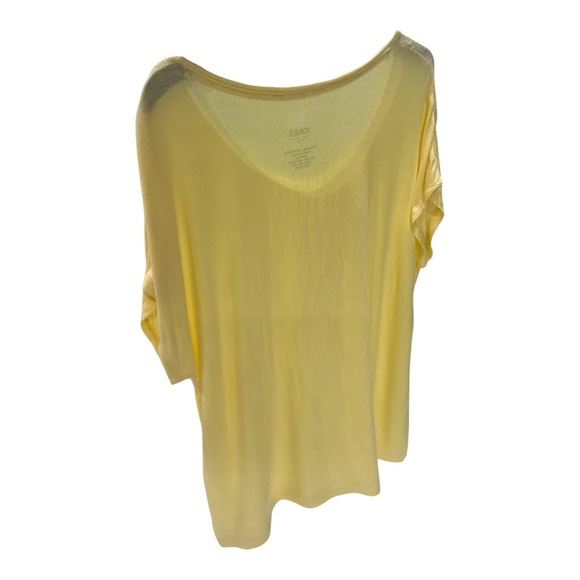 Jones New York Yellow Top the color is lighter yellow BOX27 - Picture 2 of 6